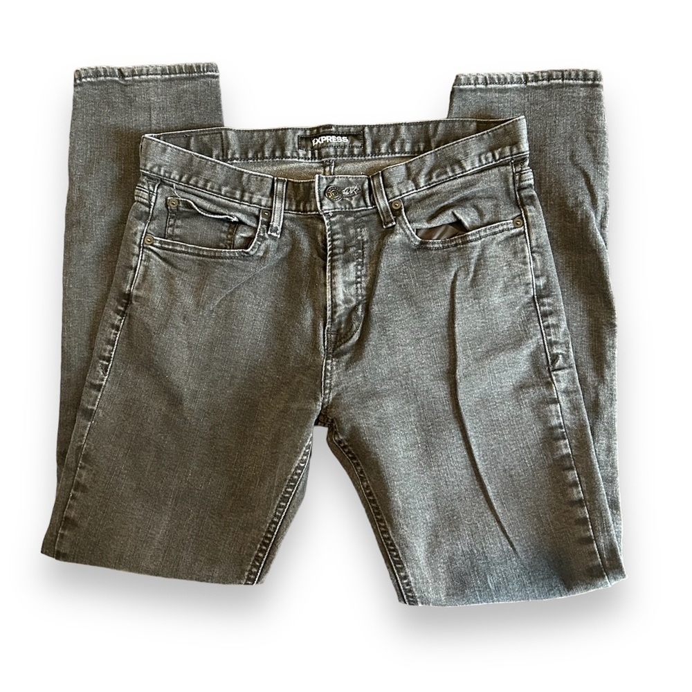 [Express] Faded Black Slim Jeans